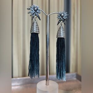 Ombré tassel earrings